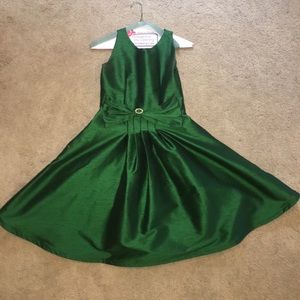 Kids, dark green formal dress